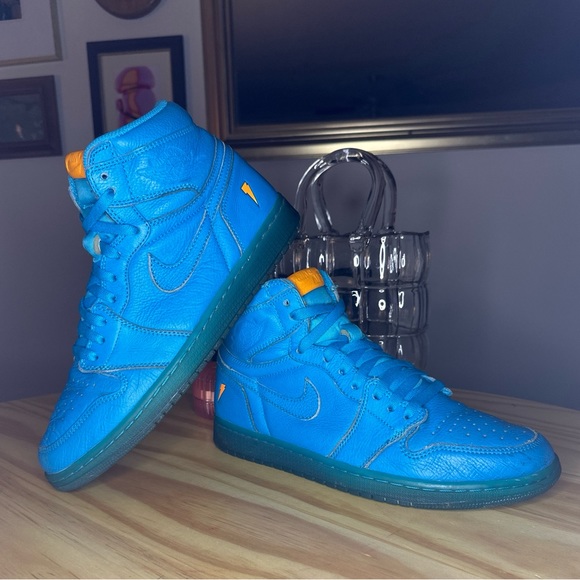 Giày Air Jordan 1 Retro High OG G8RD 'Blue Lagoon' AJ5997-455 - Foto 10